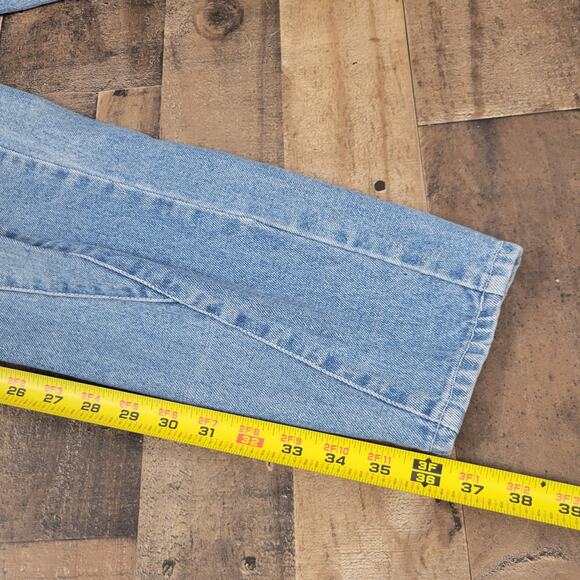 Vintage Punky Womens‎ Denim Blue 100% Cotton Jeans Retro Casual Minimalist - Picture 12 of 13